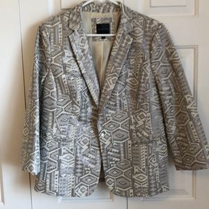 The Limited metallic blazer